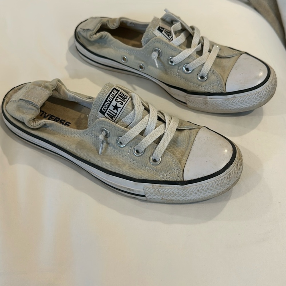 Converse low top slip on shoes